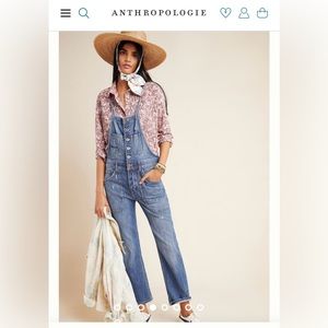 Pilcro painter overalls from Anthropologie. Size: 26